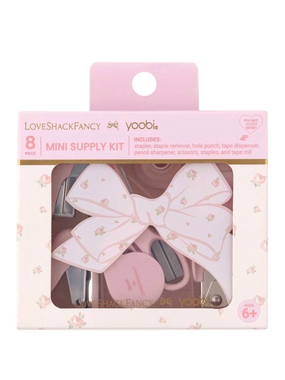 NWT LoveShackFancy x Yoobi Blooming Heirloom Mini Kit